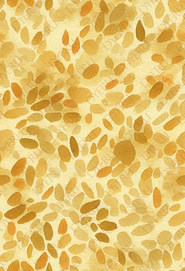 温暖的金色水彩纹理背景